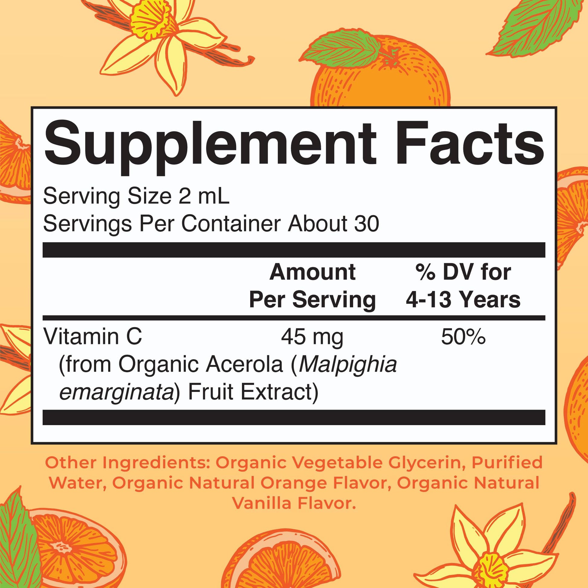 MaryRuth Organics USDA Kids Vitamin C Drops | Vegan Immune Support Supplement for Ages 4-13 | Immune Support & Overall Health | Vitamin C from Organic Acerola Fruit Extract | 2oz MARYRUTH'SBuy Supplements Australia