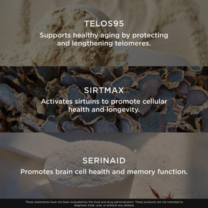 The Genius Brand Genius Eternal - Cellular Repair Supplement for Daily Clarity - Supports Brain Health, Endurance, Energy, Focus, Memory & Vitality - Non-GMO - 60 Veggie Capsules The Genius BrandBuy Supplements Australia