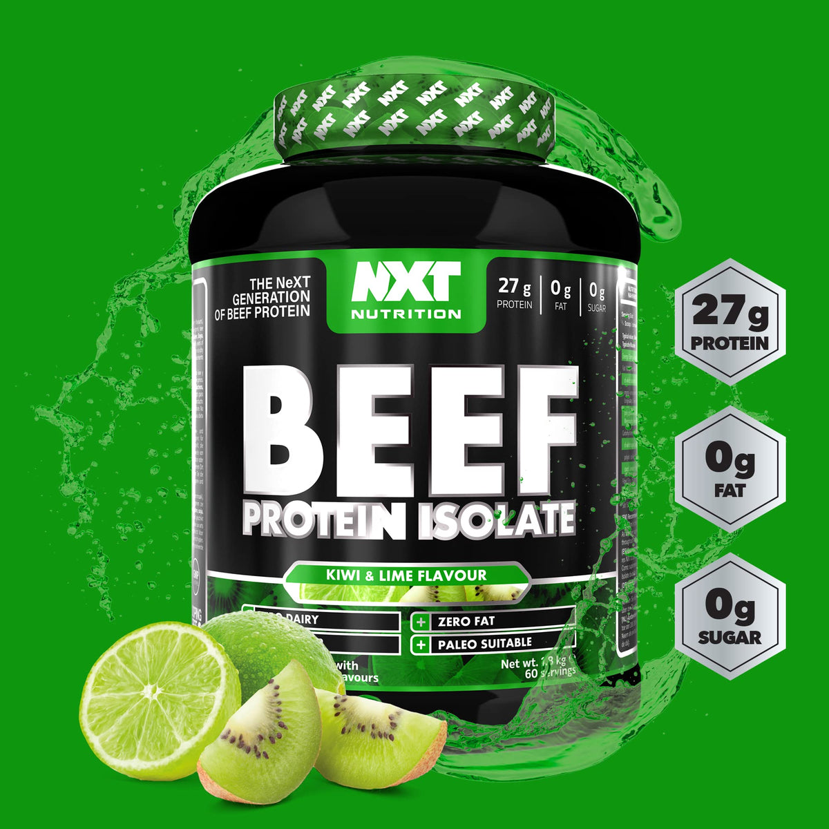 NXT Nutrition Beef Protein Isolate Powder - Protein Powder High in Natural Amino Acids NXT NutritionBuy Supplements Australia