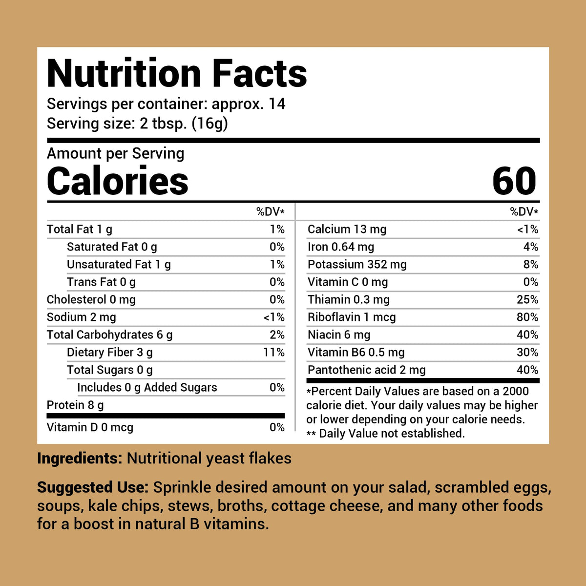 Dr. Berg Premium Nutritional Yeast Flakes - Delicious Non-Fortified Nutritional Yeast Dr. Berg NutritionalsBuy Supplements Australia