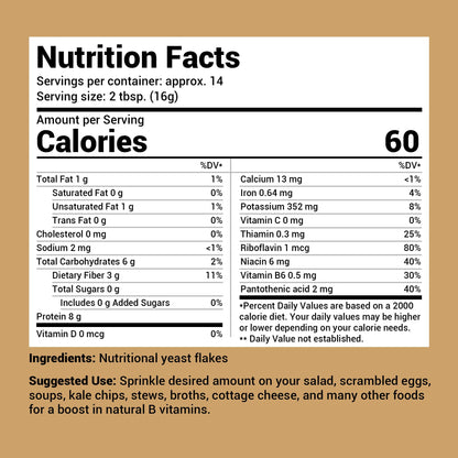 Dr. Berg Premium Nutritional Yeast Flakes - Delicious Non-Fortified Nutritional Yeast Dr. Berg NutritionalsBuy Supplements Australia