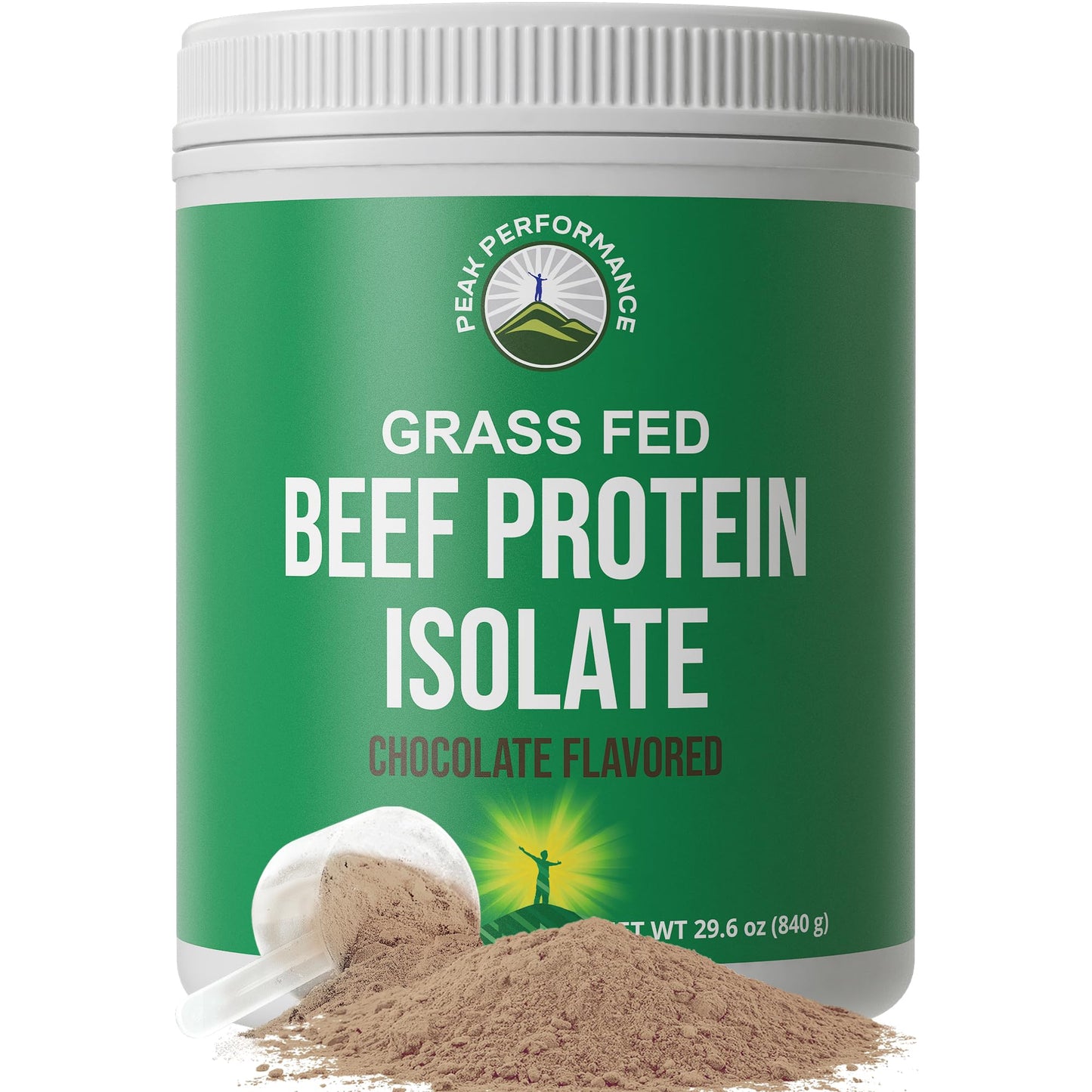 Grass Fed Beef Protein Powder - Lactose Free Great Tasting Beef Protein Isolate. Complete Animal Based Non Dairy Paleo Carnivore Supplement for Prime Muscle Building. No Whey. Chocolate Flavor Peak PerformanceBuy Supplements Australia