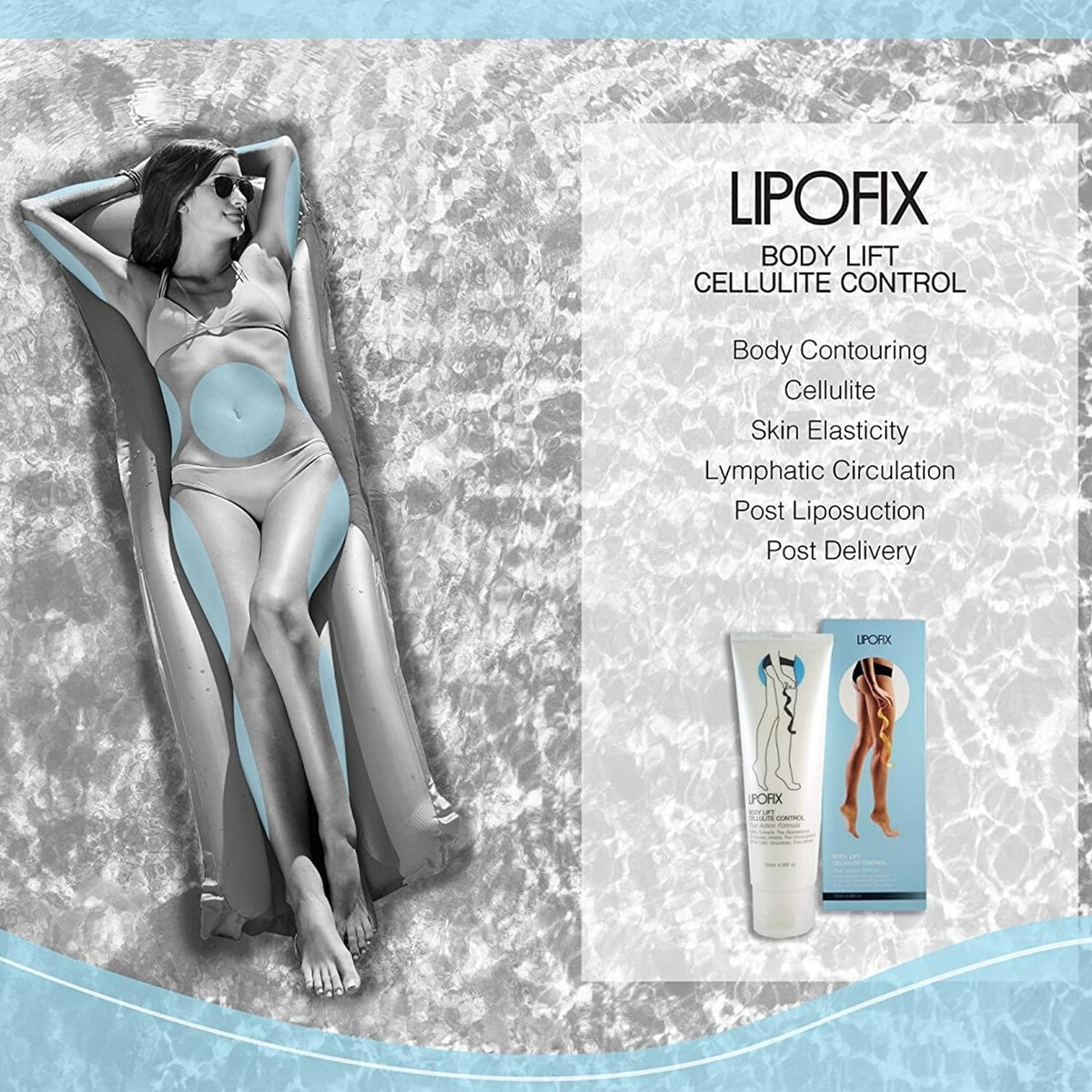 LIPOFIX Anti Cellulite Cream Luxurious Formula Body Contour Cream Effectively Tone LIPOFIXBuy Supplements Australia