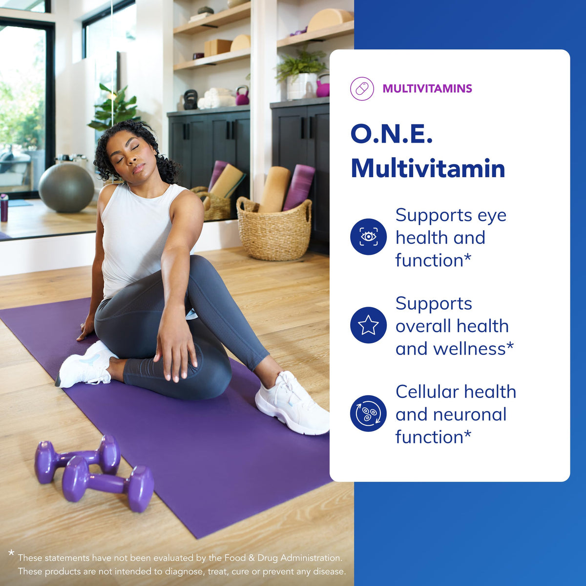 Pure Encapsulations O.N.E. Multivitamin - Once Daily Multivitamin with Antioxidant Complex Metafolin, CoQ10, and Lutein to Support Vision