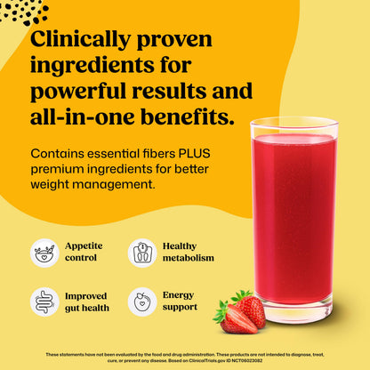 ColonBroom Premium Powder Supplement (Strawberry) - Colon Broom Psyllium Husk Fiber Powder Drink - Gluten Free, Non-GMO Colon Cleanse for Bloating Relief & Gut Health, 50 Servings ColonBroomBuy Supplements Australia