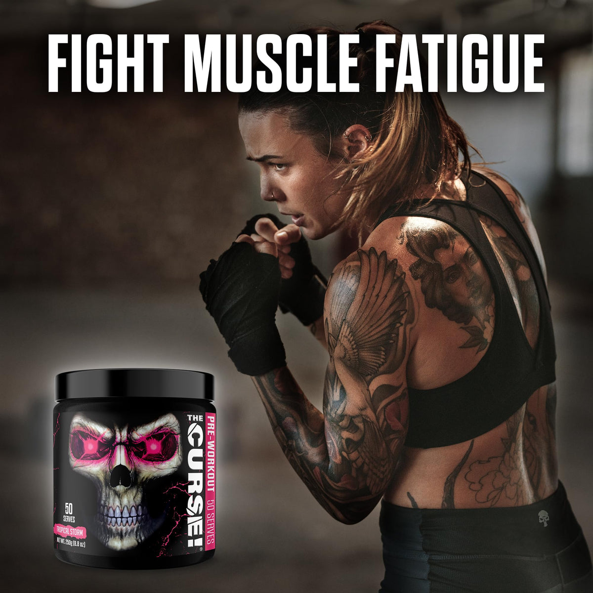 JNX SPORTS The Curse! Pre Workout Powder - Tropical Storm 50 Servings | Preworkout JNX SPORTSBuy Supplements Australia