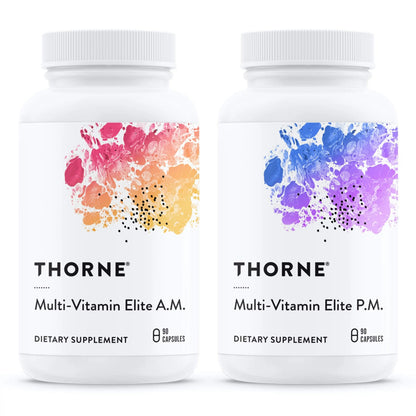 THORNE - Daily Nutrients Bundle - Multivitamin Elite and Omega-3 with CoQ10-30 to 90 Servings THORNE