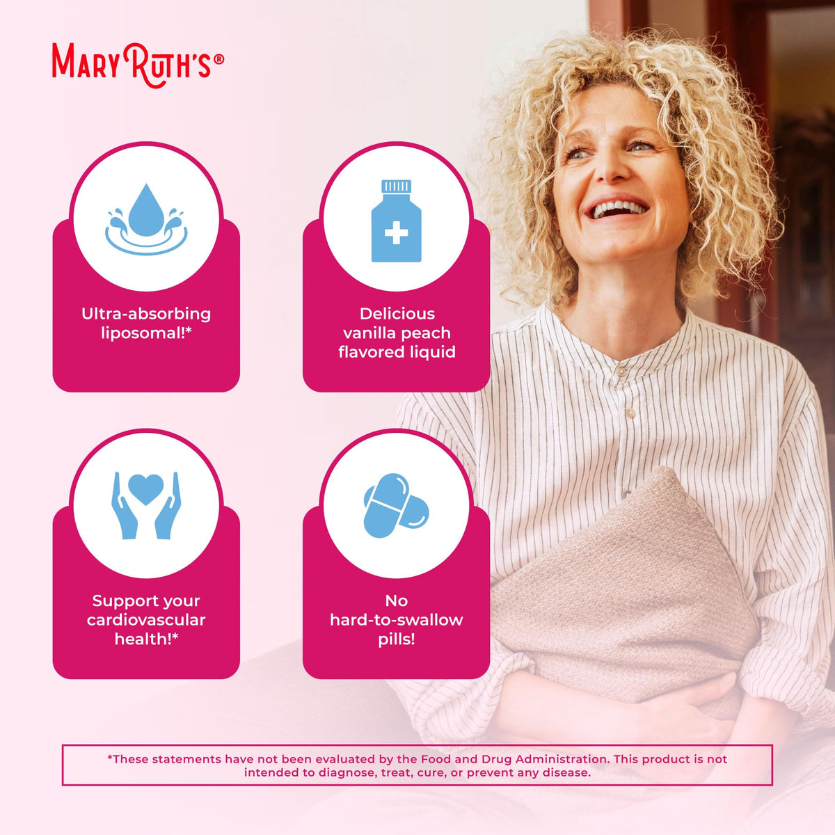 MaryRuth’s Multivitamin Liposomal for Women 40+ | Womens Multivitamin Liposomal | Immune Support Supplement | Menopause Supplement | Methylated Multivitamin | Vegan | Sugar Free | Non-GMO |15.22 Fl Oz MARYRUTH'SBuy Supplements Australia