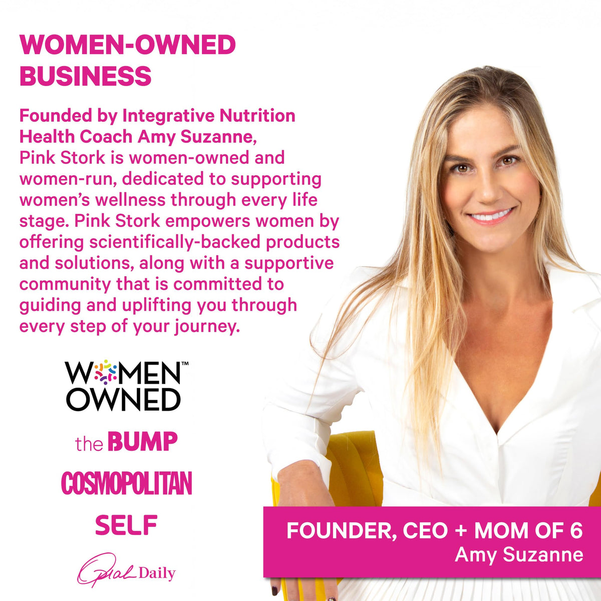 Pink Stork Premium Fertility Gummies | Fertility Supplements for Women with CoQ10, Myo-Inositol + Prenatal Vitamins | Conception Support | Hormone Balance for Women, Ovarian Care - 60 Gummies Pink StorkBuy Supplements Australia