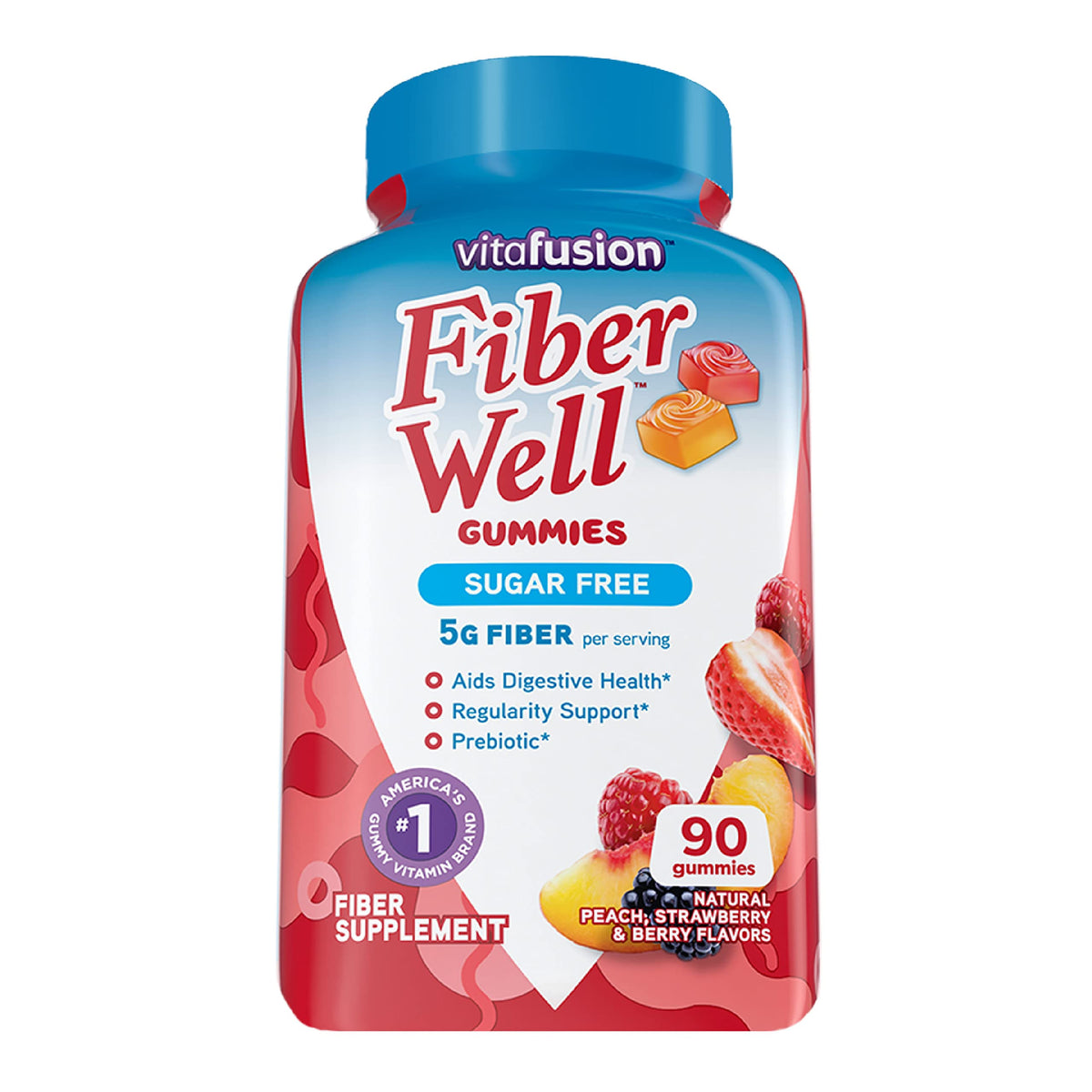Vitafusion Fiber Well Sugar Free Fiber Supplement & Womens Multivitamin Gummies VitafusionBuy Supplements Australia