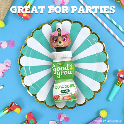 good2grow Apple Juice - 100% Juice Drinks for Kids, Fruit Juice No Sugar Added, 6 Fl Oz Juice Bottles with Spill-Proof PAW Patrol Character Tops (3 Pack) good2grow buy supplements Au