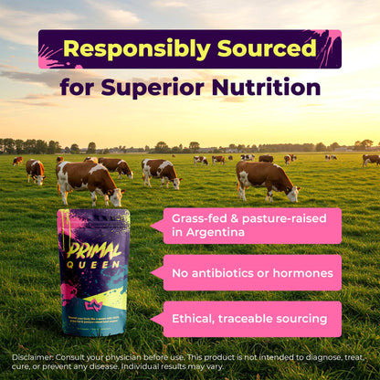 Primal Queen Female-Optimized Beef Organ Superfood Supplement (Beef Liver, Kidney, Heart, & 3 More) - 100% Grass Fed, Pasture Raised - 3rd Party & Clinically Tested Primal QueenBuy Supplements Australia