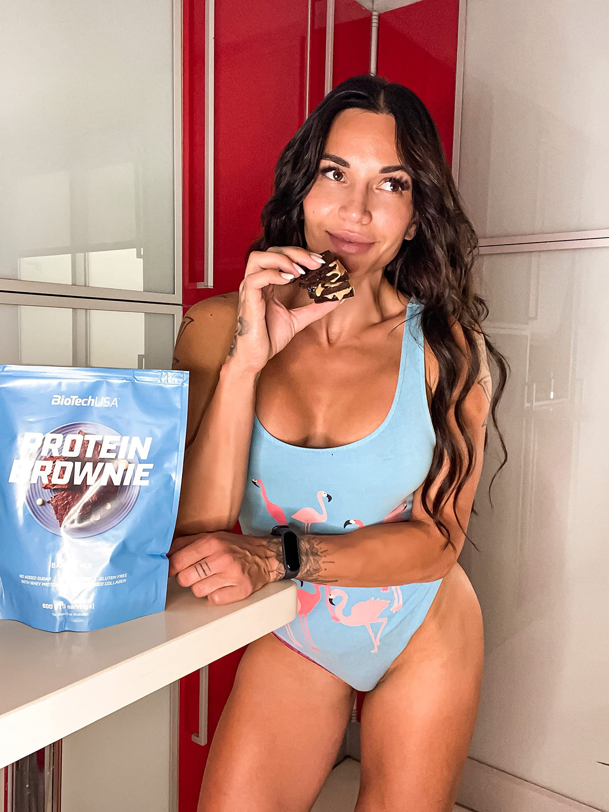 BioTechUSA Protein Brownie, Baking Mix with Collagen, whey proteins and sweeteners. 600 g, Chocolate BioTechUSABuy Supplements Australia