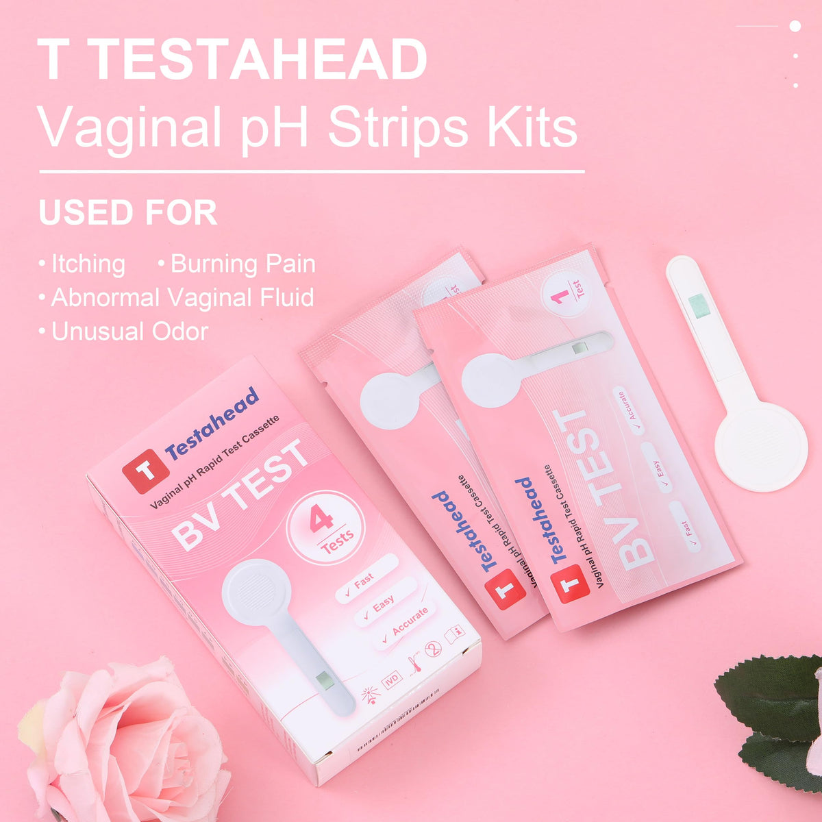 T TESTAHEAD Vaginal pH Test Strips, Feminine Health Vaginal pH Test Strips Kits T TESTAHEADBuy Supplements Australia