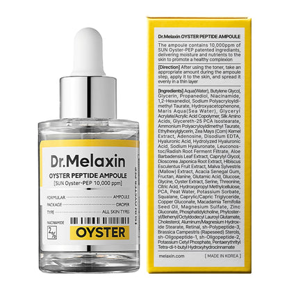 Dr.Melaxin Oyster Pep3 Renewal Ampoule for Plumping, Anti Aging, Hydrating Face | Visibly Smooth and Glowy Skin, Korean Skincare, 1.01 fl oz(30ml) Dr.Melaxin buy supplements Au
