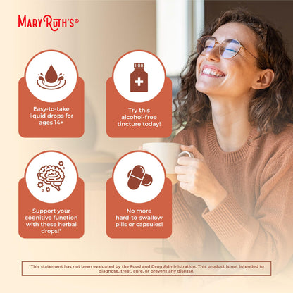 MaryRuth Organics Ashwagandha Root | USDA Organic Ashwagandha Liquid Drops | Stress Relief, Natural Calm, Relaxation and Mood Support Supplement | Adaptogenic | Nervine | Vegan | Non-GMO | 60 Servings MARYRUTH'SBuy Supplements Australia