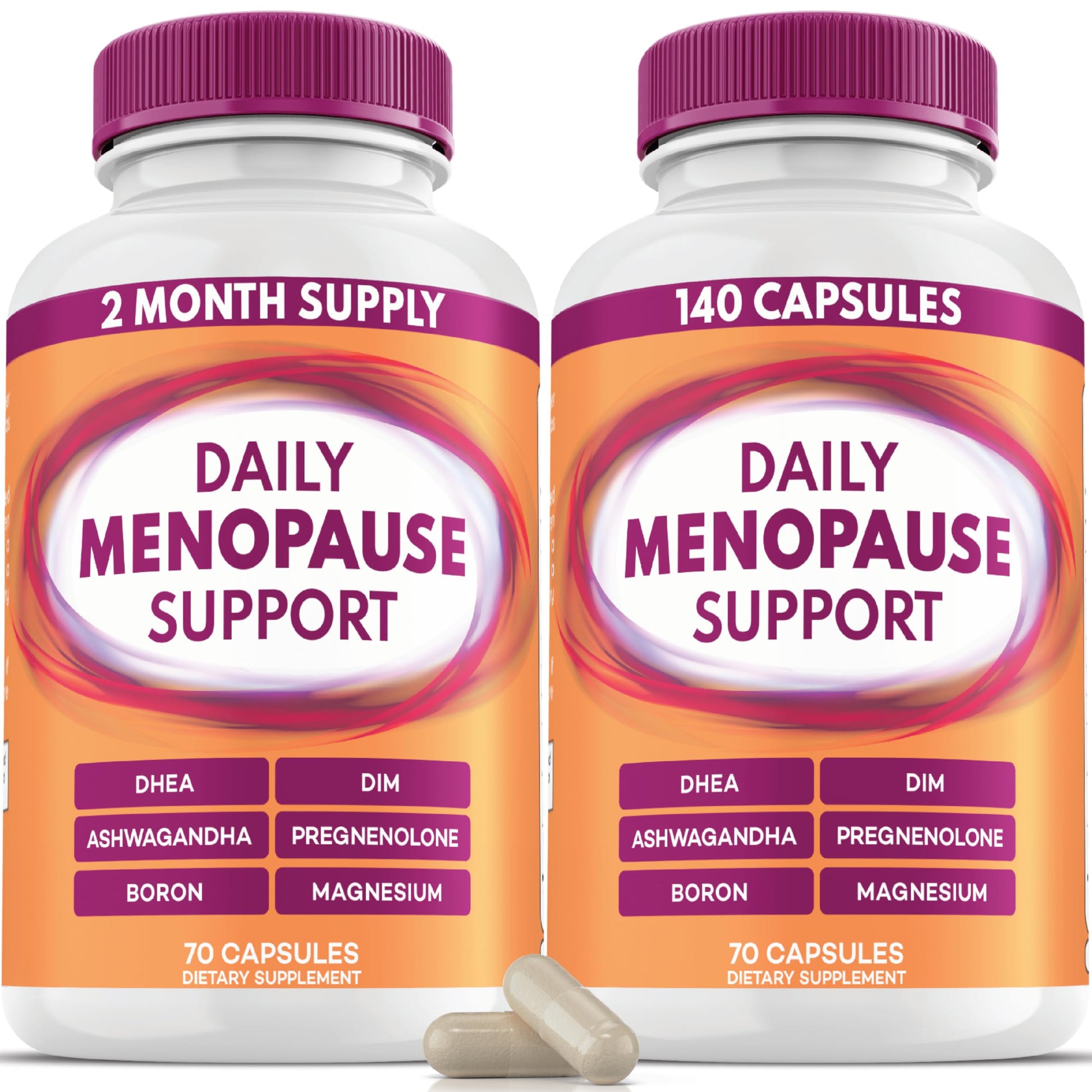 Menopause and Perimenopause Supplement for Women 10-1 Relief Formula for Hot Flashes, Night Sweats, Mood, Energy & Hormone – DIM, Ashwagandha, Vitamin D, DHEA, Zinc, Magnesium 2-Pack, 140 Capsules PAYÉBuy Supplements Australia