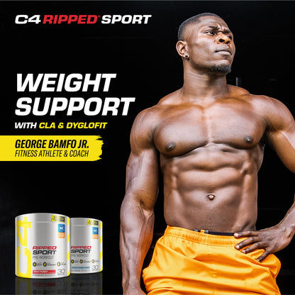 C4 Ripped Sport Pre Workout Powder Fruit Punch - NSF Certified for Sport + Sugar Free CellucorBuy Supplements Australia