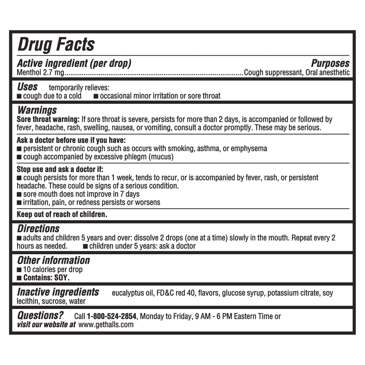 HALLS Throat Relief Strawberry Cough Drops, Value Pack, 80 Drops HALLS buy supplements Au