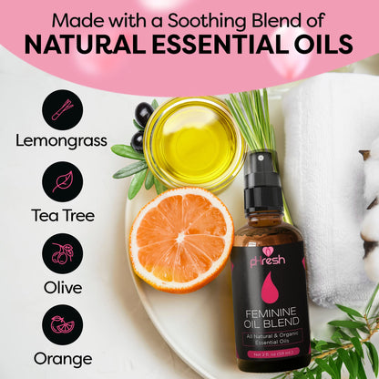 pHresh Feminine Spray - 100% All Natural Yoni Oil for Women - with Tea Tree, Lemongrass, Orange Essential Oils ACE NUTRITIONBuy Supplements Australia