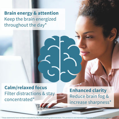 Igennus Focus - Nootropic with 200mg Natural Caffeine, Methylated B Vitamins, L-Theanine, Taurine, L-Tyrosine, Clean Energy, Brain Booster & Cognitive Performance, Non Jittery, 60 Capsules Igennus Healthcare NutritionBuy Supplements Australia