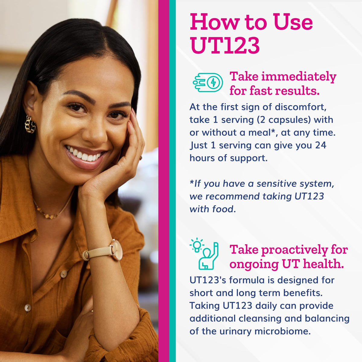 Just Thrive UT123 - Supports Urinary Tract Health for Women - Made with Cranberry, 60 Capsules Just ThriveBuy Supplements Australia