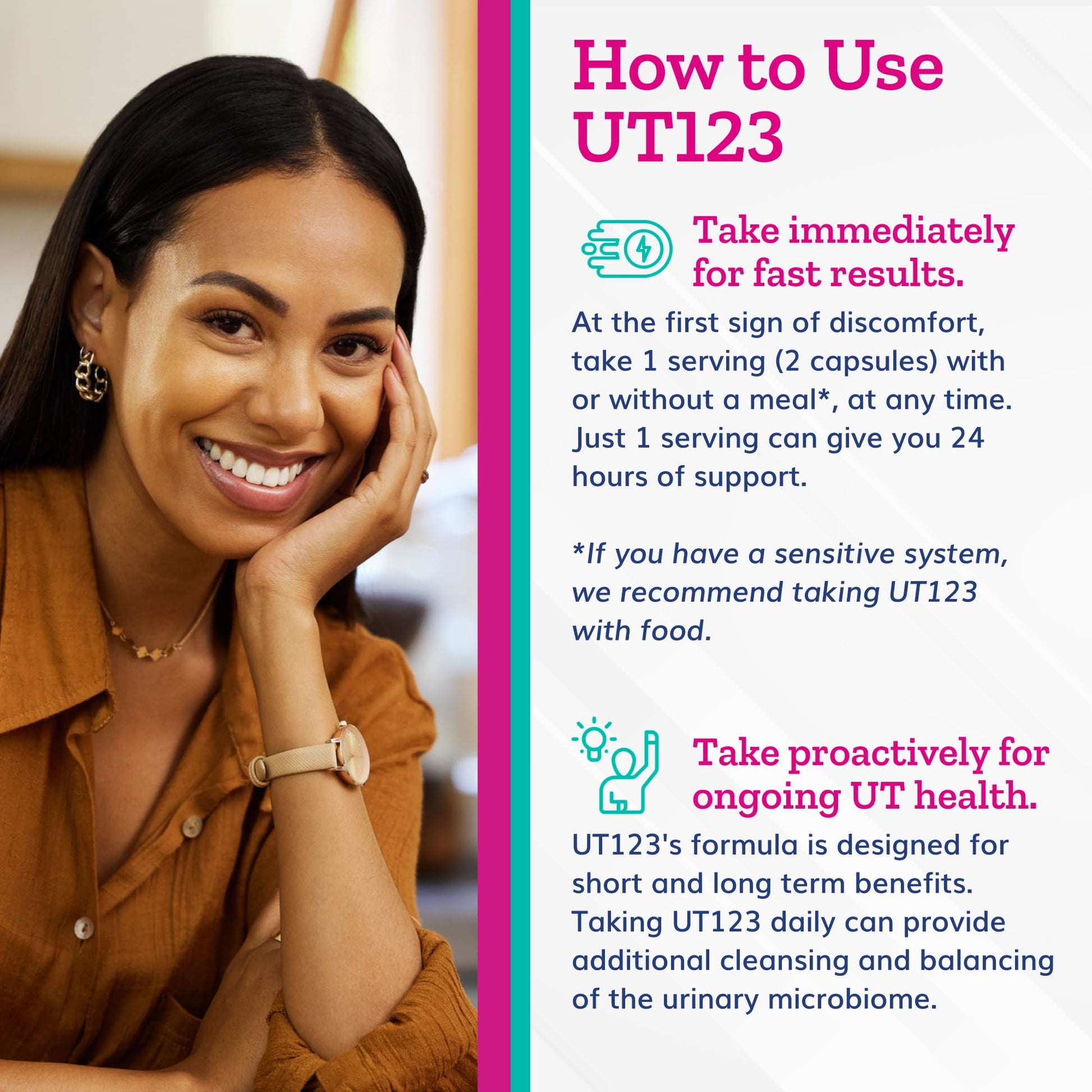 Just Thrive UT123 - Supports Urinary Tract Health for Women - Made with Cranberry, 60 Capsules Just ThriveBuy Supplements Australia