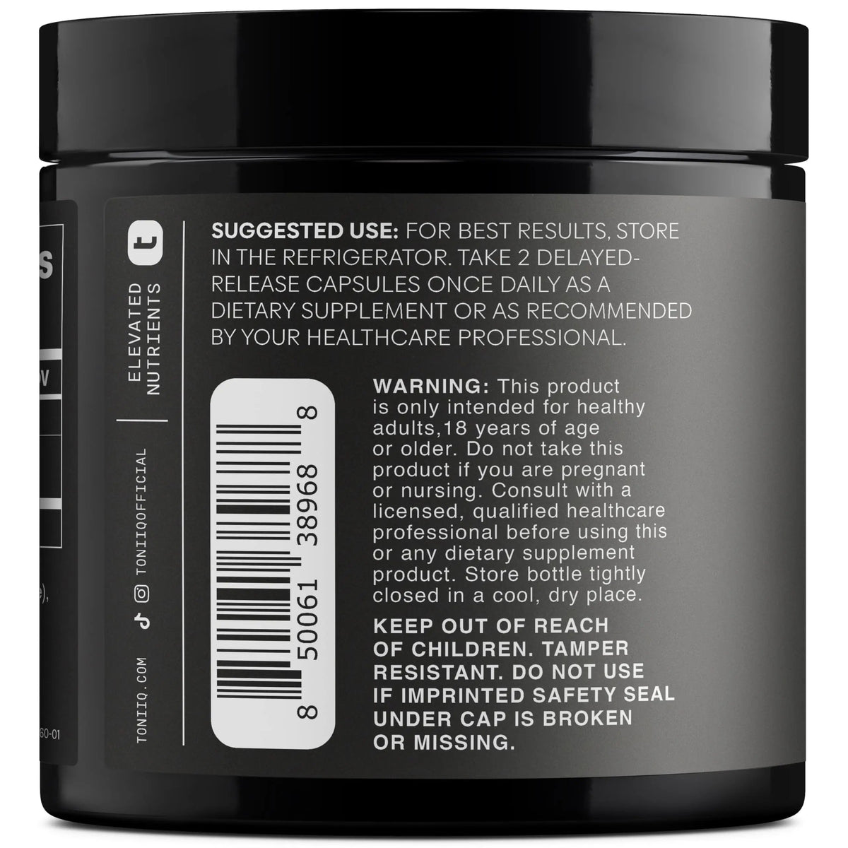 Lactobacillus Gasseri - Ultra High Strength 50 Billion CFU - Delayed Release Capsules - Made with Prebiotic Inulin Fiber - Supports Digestive Health & Gut Flora - Third-Party Lab Tested - 60 Capsules Toniiq buy supplements Au