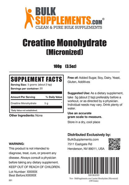 BULKSUPPLEMENTS.COM Creatine Monohydrate Powder - Micronized Creatine BULKSUPPLEMENTS.COMBuy Supplements Australia