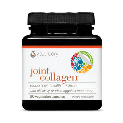 Youtheory Joint Collagen - Vegetarian Collagen Supplement with NEM Eggshell Membrane & Boswellia Extract - Dairy, Soy & Gluten Free - 60 Vegetarian Capsules YoutheoryBuy Supplements Australia