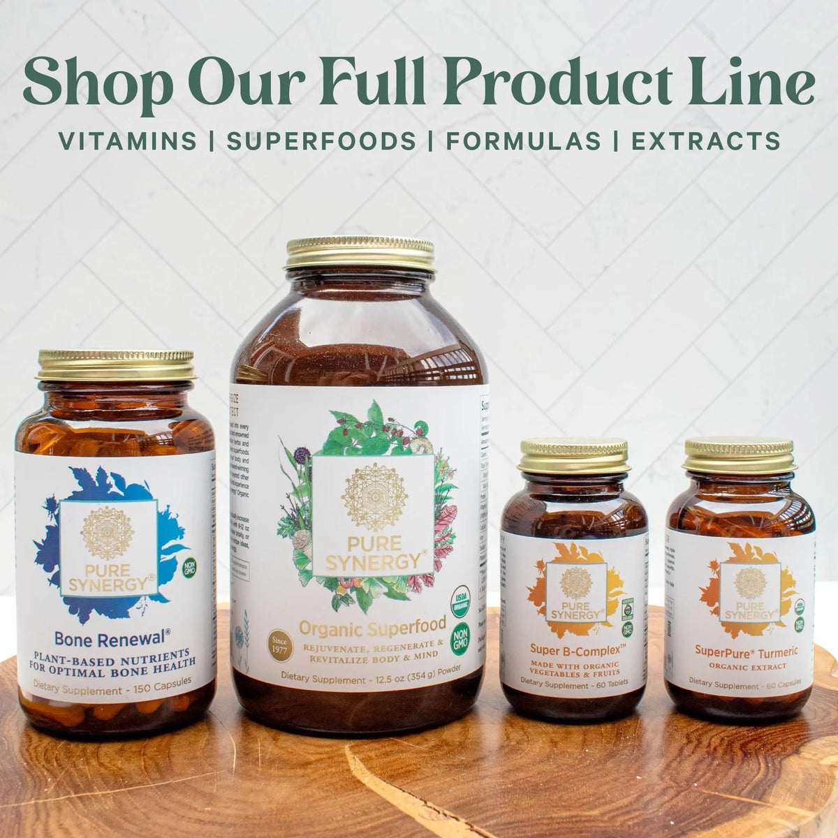 PURE SYNERGY Vita·Min·Herb for Women | Women’s Comprehensive Multivitamin Supplement | Made with Organic Whole Food Non-GMO & Vegan Ingredients | PURE SYNERGY