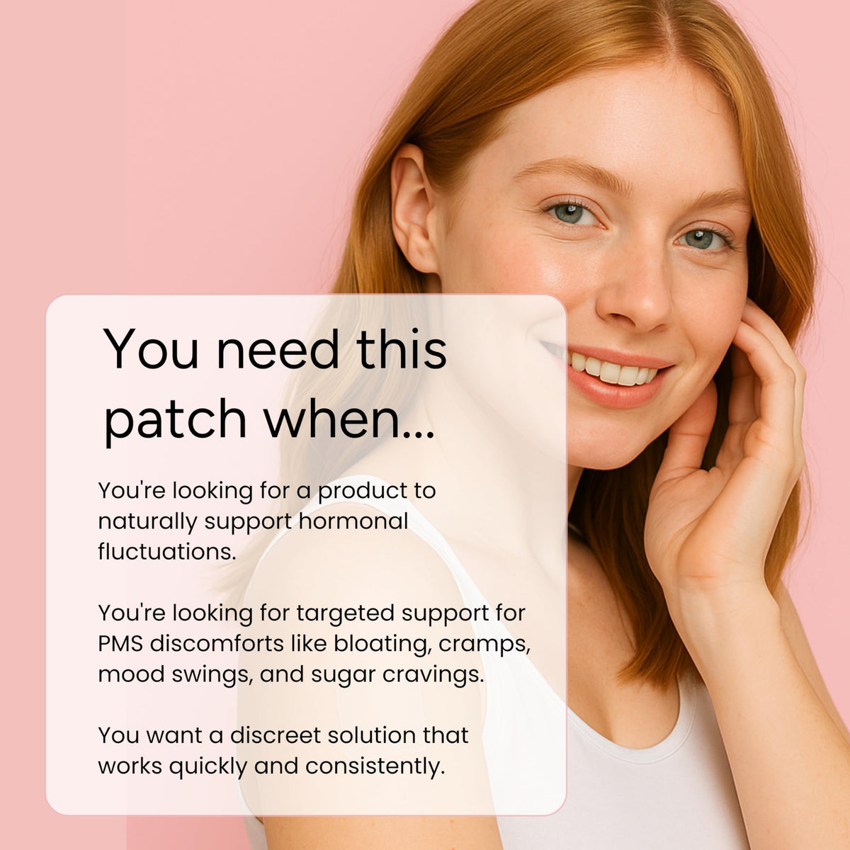 The Patch Remedy Pre Menstrual Patch | Chasteberry, Magnesium, Evening Primrose, Dong Quai, B6 & Vitamin E | 30 Patches The Patch RemedyBuy Supplements Australia