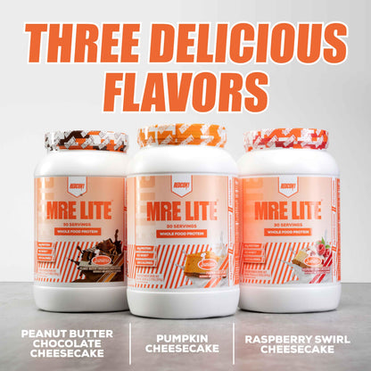 REDCON1 MRE Lite Whole Food Protein Powder, Juniors, Pumpkin Cheesecake - Low Carb REDCON1Buy Supplements Australia