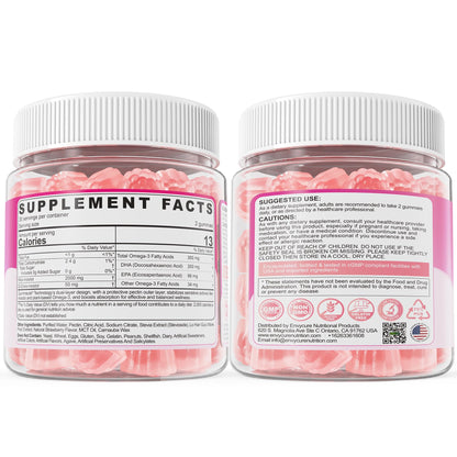 Myo-Inositol & D-Chiro Ideal 40:1, Inositol + Omega-3(3:1) Gummies, Hormone Balance for Women | Sugar Free Inositol Gummies w/Omega 3 DHA:EPA (3:1), Inositol Supplement for Cycle Health, Vegan, 60 Ct EnvyCureBuy Supplements Australia