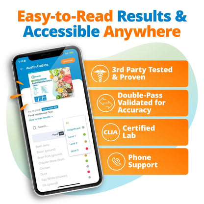 5Strands Food Intolerance Test, Accurate Hair Analysis, 658 Items Tested, at Home Food Sensitivity Test Kit for Adults & Kids, Gut Health Test, Results in 4 Days 5StrandsBuy Supplements Australia