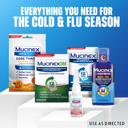 Mucinex Sinus-Max Nasal Spray Decongestant, 12 Hour Over-The-Counter Medication Nose Spray for Sinus Relief, Nasal Decongestants for Adults & Sinus Congestion, Clear & Cool 3/4 Fl Oz(22ML) Mucinex buy supplements Au