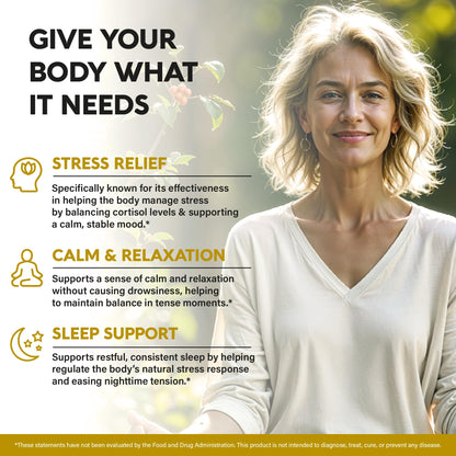 Ashwagandha Supplements 1800mg - USDA Organic Ashwagandha for Women & Men - Clinically Effective Strength for Stress Relief & Sleep - Powder & Root Extract 2.5% Withanolides - Made in USA 100 Capsules NUTRAHARMONYBuy Supplements Australia
