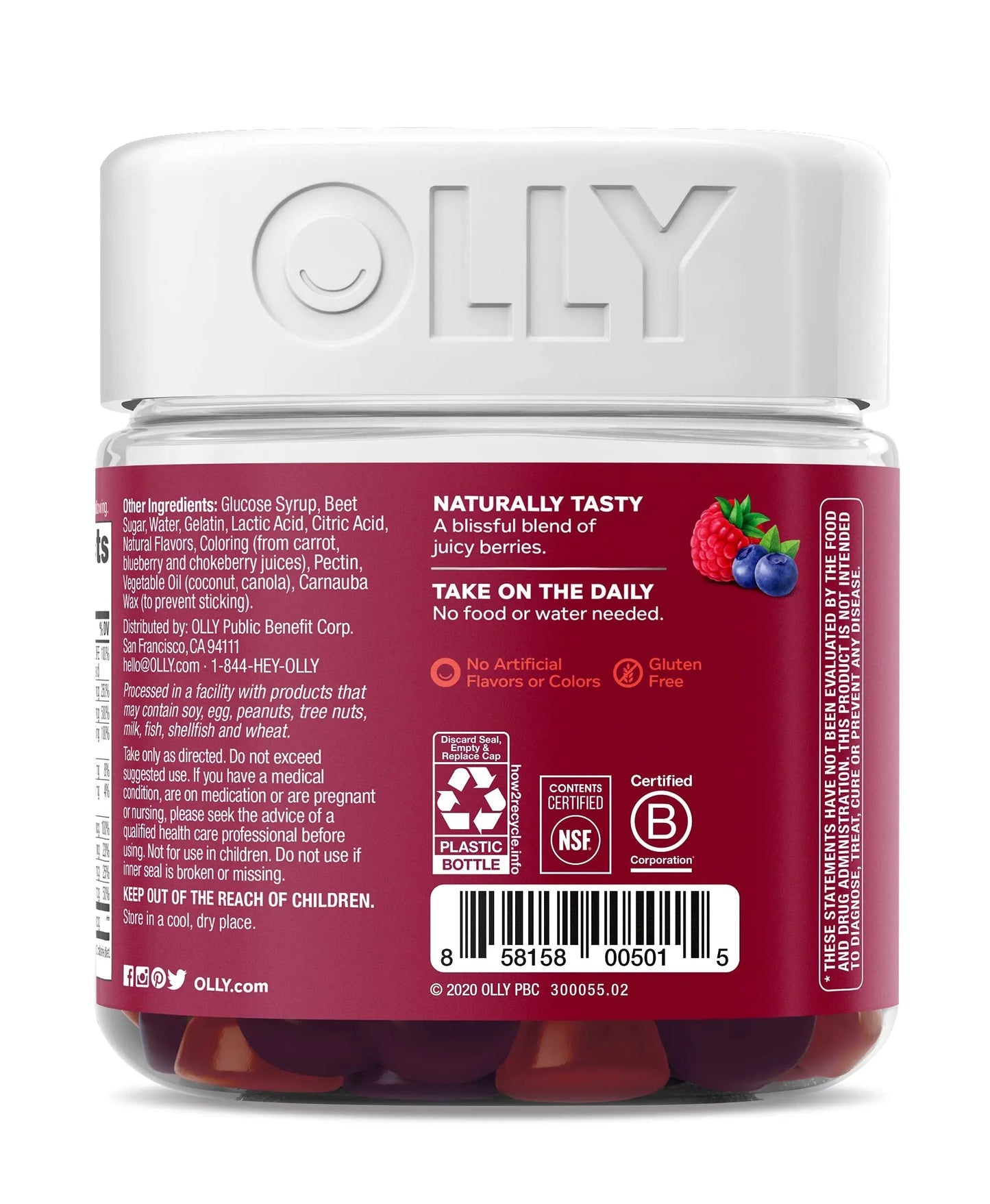 OLLY Gift, Family 2 Pack: Women's Multivitamin Gummy (90 Count), Kids Multivitamin + Probiotic Gummy (70 Count), Vitamins A, D, C, E, B, Chewable Supplement OLLY