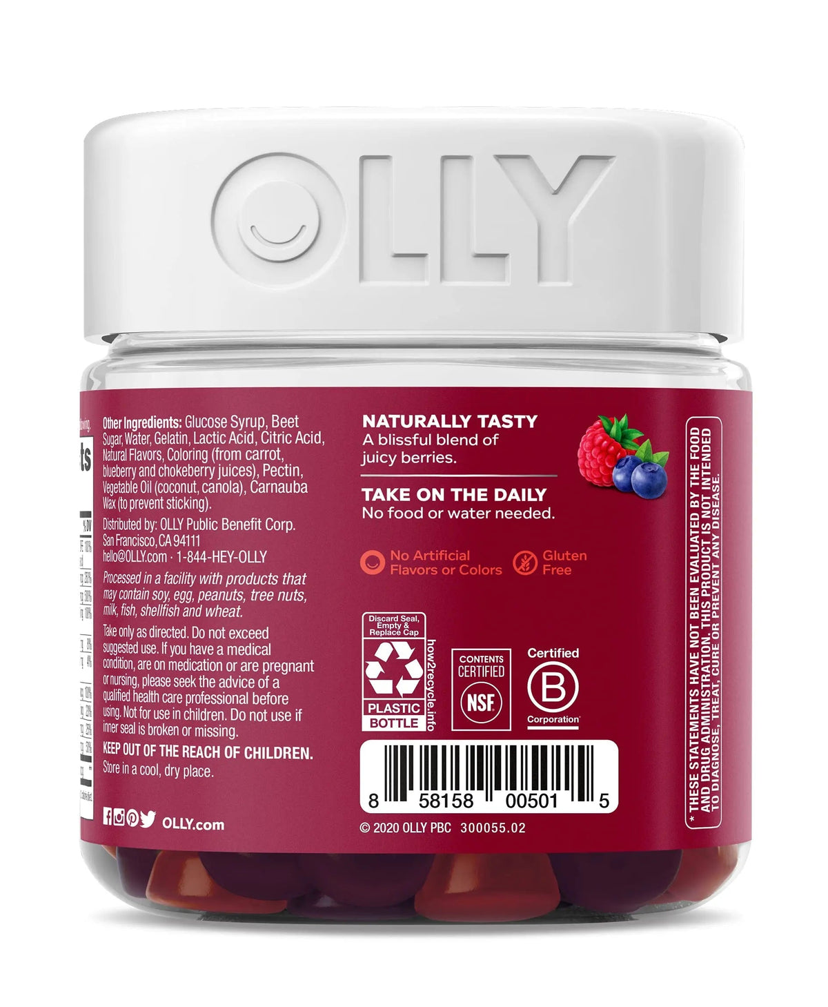 OLLY Gift, Family 2 Pack: Women's Multivitamin Gummy (90 Count), Kids Multivitamin + Probiotic Gummy (70 Count), Vitamins A, D, C, E, B, Chewable Supplement OLLY