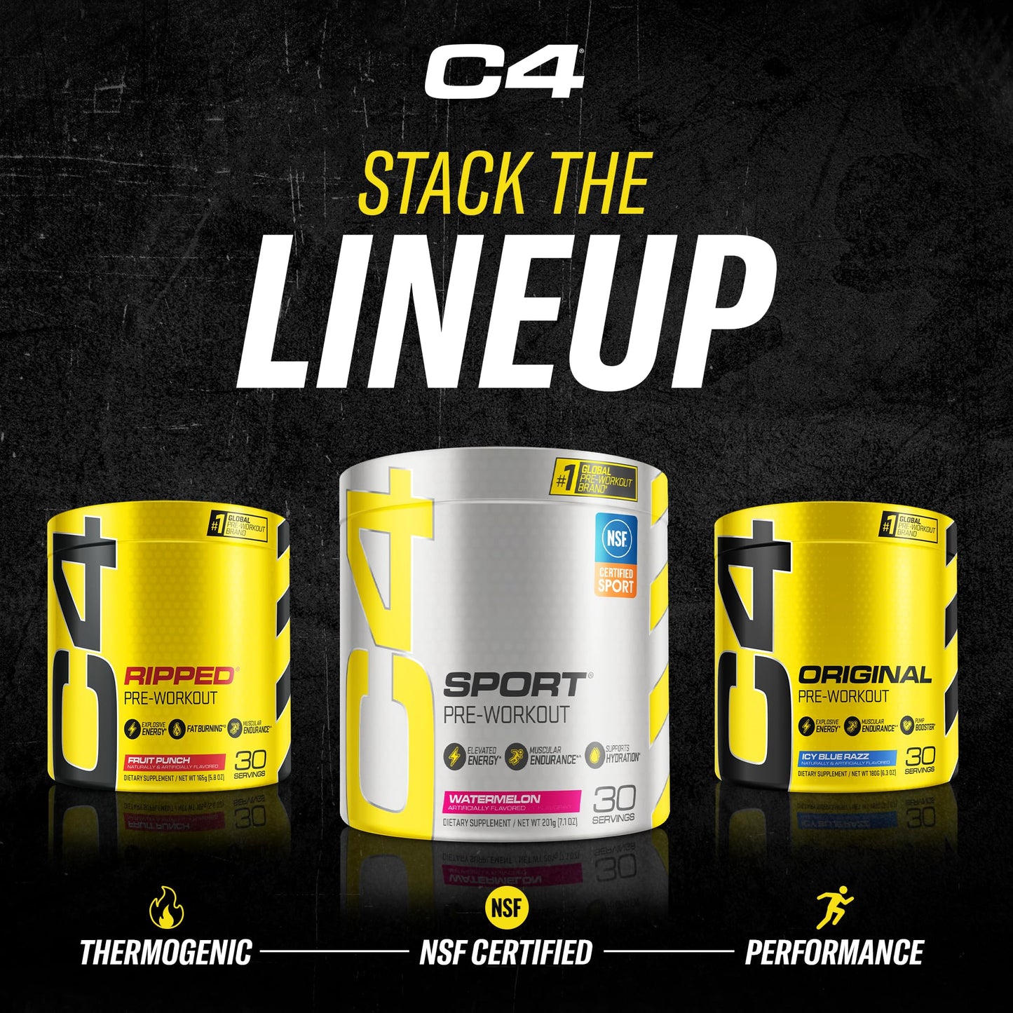 Cellucor C4 Original Pre Workout Powder Strawberry Watermelon Ice Sugar Free Preworkou CellucorBuy Supplements Australia