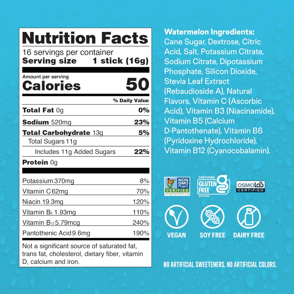 Liquid I.V.® Hydration Multiplier® - Watermelon | Electrolyte Powder Drink Mix | 1 Pack (16 Servings) Liquid I.V.Buy Supplements Australia