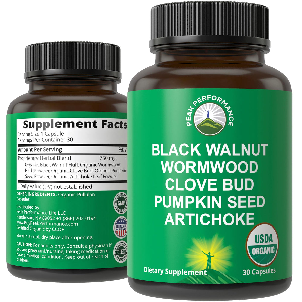 USDA Organic Wormwood Black Walnut Clove Cleanse for Humans. Elimination Detox + Intestinal Support Capsules Supplement for Adults and Kids. Pills with Artichoke and Pumpkin Seed for Added Benefits Peak PerformanceBuy Supplements Australia