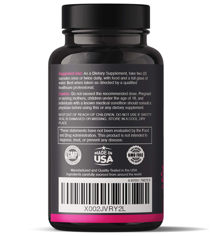 Natgrown Hormone Balance for Women PMS & Menopause Supplement for Fertility Hormonal & Menstrual Support, Helps Relief Hot Flashes - Maca Root, Vitex, Dong Quai & Black Cohosh Complex -Vegan Capsules NatgrownBuy Supplements Australia