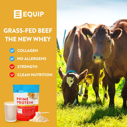 Equip Foods Prime Protein - Grass Fed Beef Protein Powder Isolate - Paleo and Keto Friendly EquipBuy Supplements Australia
