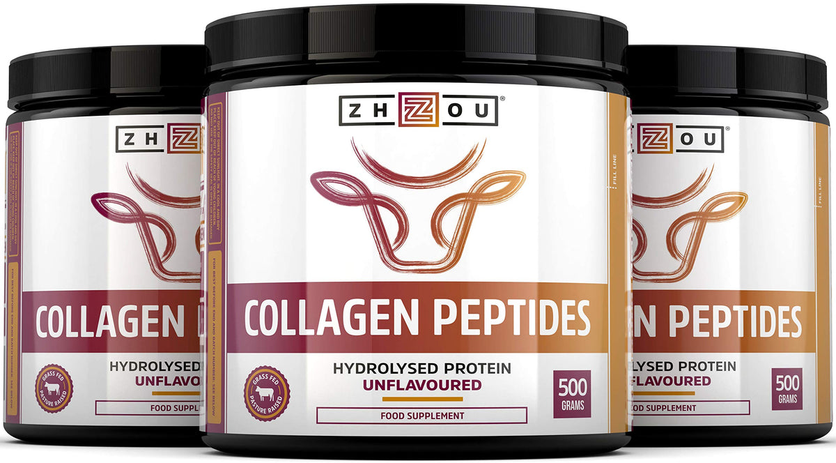 Collagen Powder 500g - Hydrolysed Collagen Peptides Powder - High Protein Bovine Collagen Supplement Nu U NutritionBuy Supplements Australia