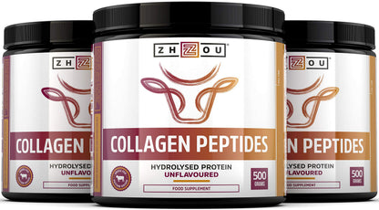 Collagen Powder 500g - Hydrolysed Collagen Peptides Powder - High Protein Bovine Collagen Supplement Nu U NutritionBuy Supplements Australia