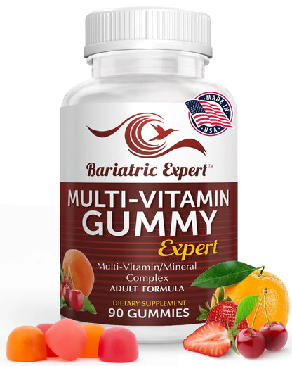 Bariatric Expert Multivitamin Gummies – Fast-Melting Dietary Supplement for Adults Post-Gastric Sleeve and Bypass, Nutritionist Recommended, 90 Count Bariatric Food ExpertBuy Supplements Australia