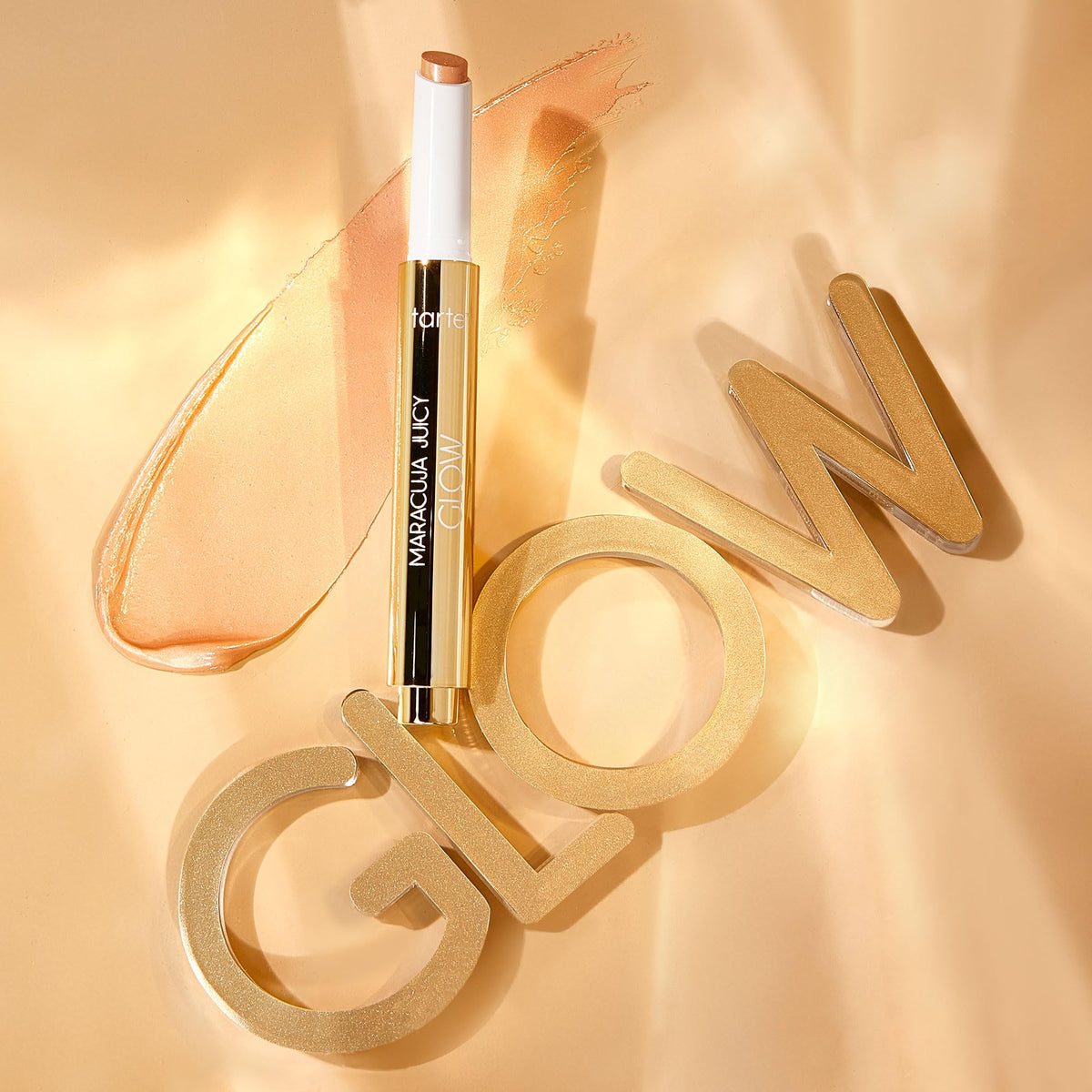 tarte maracuja juicy glow highlight – Highlighter with Vitamin E to Hydrate, Blur appearance for a Smooth Buildable & Luminous Radiant Finish, Vegan & Cruelty-Free, full size, champagne glow tarteBuy Supplements Australia