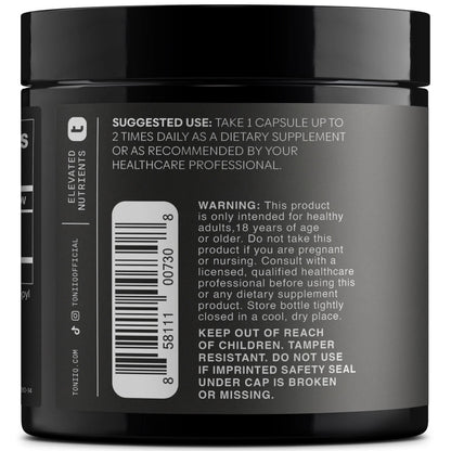 Toniiq Maca Root - Ultra High Potency 20:1 Extract - Black, Red and Yellow Maca Complex - Single Origin, Wildcrafted & Highly Concentrated - Third-Party Lab Tested - 90 Capsules Toniiq buy supplements Au