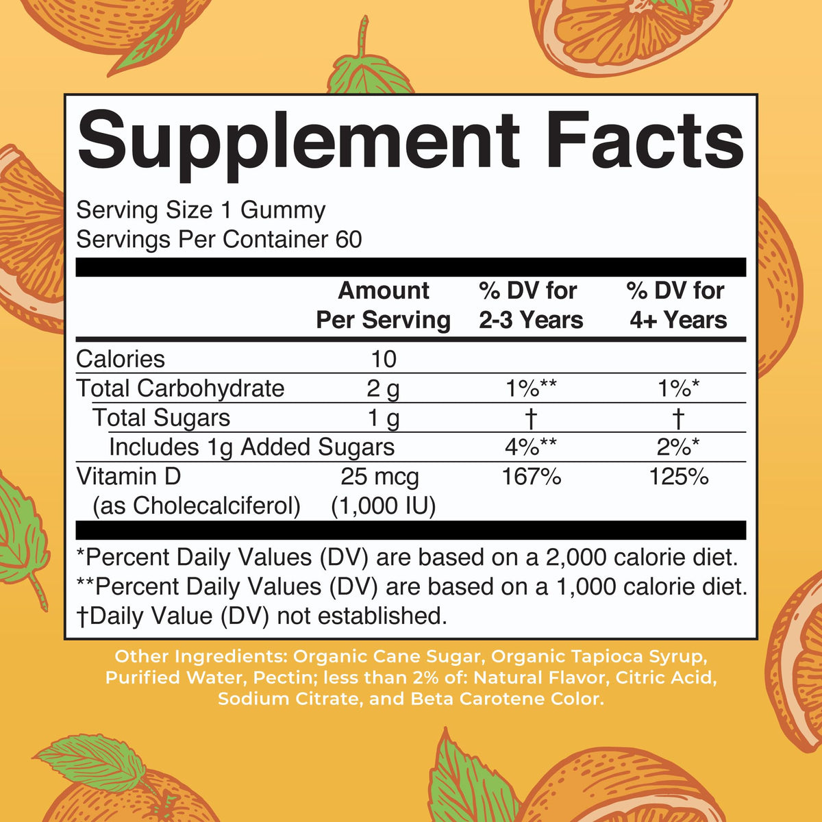 MaryRuth Organics Vitamin D3 Gummies | 2 Month Supply | Adults & Kids Vitamin D Gummy | Immune Support Supplement | VIT D3 1000IU for Bone Health&Muscle Function | Vegan | Non-GMO | Gluten Free | 60 MARYRUTH'SBuy Supplements Australia